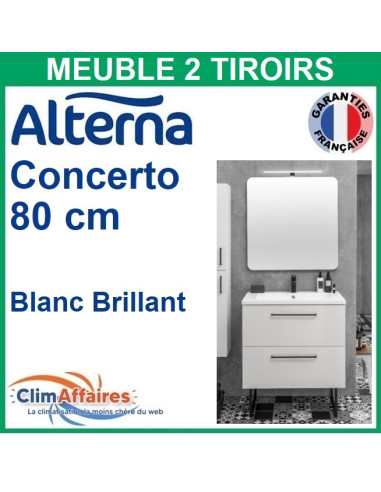 ALTERNA - Meuble pour machine à laver Alterna Concerto gris