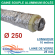 Gaine flexible gainable aluminium isolée M0/M1 - Épaisseur 25 mm - Diamètre 250 mm - Longueur 10 mèt