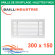 Baillindustrie - Grille de soufflage - Linéaire Ailettes Fixes - Aluminium blanc mat - 300x150 mm - 