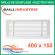 Baillindustrie - Grille de soufflage - Linéaire Ailettes Fixes - Aluminium blanc mat - 400x150 mm - 