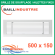 Baillindustrie - Grille de soufflage - Linéaire Ailettes Fixes - Aluminium blanc mat - 500x150 mm - 