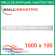 Baillindustrie - Grille de soufflage - Linéaire Ailettes Fixes - Aluminium blanc mat - 1000x100 mm -