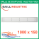 Baillindustrie - Grille de soufflage - Linéaire Ailettes Fixes - Aluminium blanc mat - 1000x150 mm -