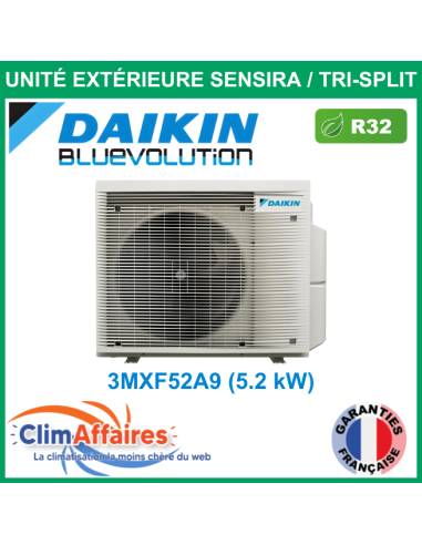 Daikin Climatiseur Unité Extérieure Trisplit Sensira multisplit - R32 - 3MXF52A9 (5.2 kW)