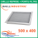 Baillindustrie - Grille de reprise + porte filtre - Aluminium blanc mat - 500X400 mm - GRAB500X400