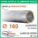 Baillindustrie - Gaine flexible gainable aluminium isolée M0/M1 - Diamètre 160 mm / Isolant 50 mm / 