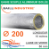 Baillindustrie - Gaine flexible gainable aluminium isolée M0/M1 - Diamètre 200 mm / Isolant 50 mm / 