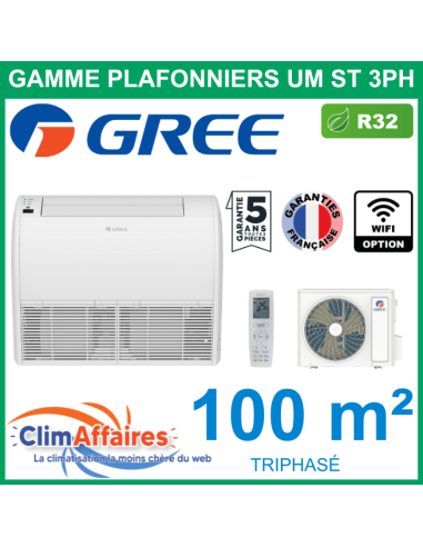 GREE Climatiseur Monosplit Plafonnier - UM ST 36 3PH - 3NGR0636 + 3NGR0597 (10.0 kW)