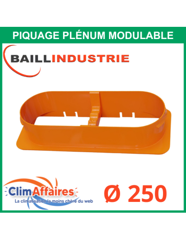 Piquage diamètre 250 mm pour plénum modulable - PIM250 (Ø 250 mm)