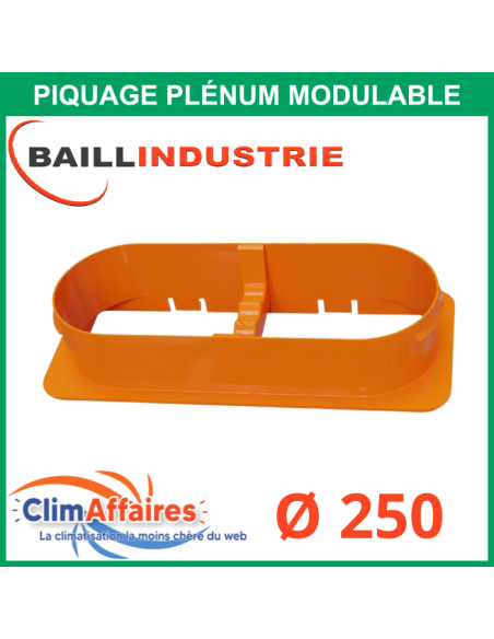 Baillindustrie Piquage diamètre 250 mm pour plénum modulable - PIM250