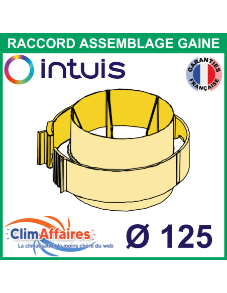 Raccord d'assemblage pour gaine isolée Ø 125 mm - INTUIS / AUER