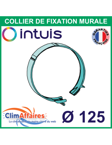 Collier de fixation mural Ø 125 mm - INTUIS / AUER - 730066