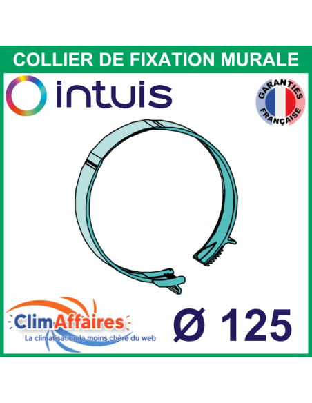 Collier de fixation mural Ø 125 mm - INTUIS / AUER