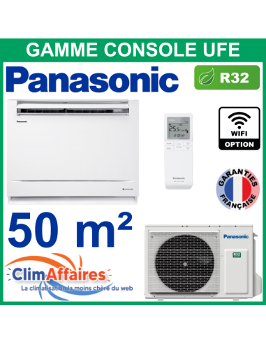 Panasonic Climatisation Inverter - CONSOLE UFE - R32 - CS-Z50UFEAW + CU-Z50UBEA (5.0 kW)