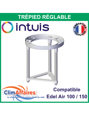 Trépied réglable en hauteur pour chauffe-eau thermodynamique EDEL AIR 100/150 litres - INTUIS / AUER - 730016