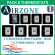 Airzone - Pack 8 Thermostats - 1 x Blueface Zero Filaire + 7 x Think Radio - Noir (PTBTR8N)