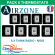 Airzone - Pack 8 Thermostats - 8 x Think Radio - Noir (PTTTR8N)