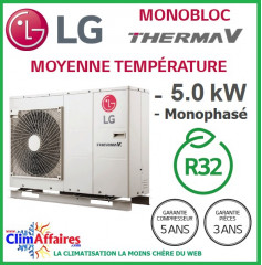 Lg Climatisation Pompe à Chaleur Air Eau Pac Pompe à