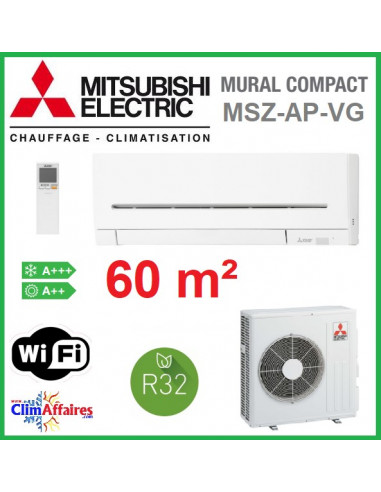 Climatiseur Mural Mitsubishi Série A 12 000 BTU Unité Intérieure -  MS-A12WA-1