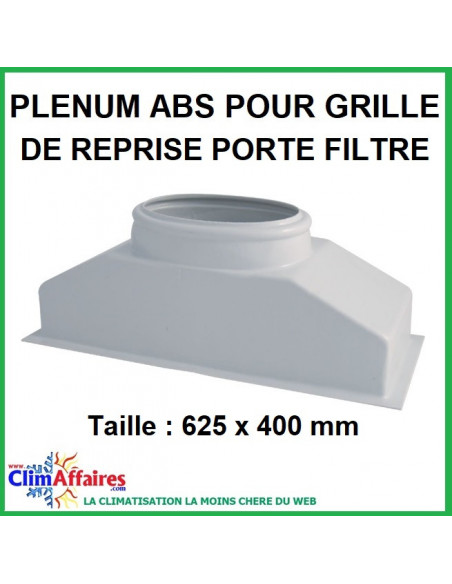 Gainable - Grille de reprise porte filtre 625x400 mm