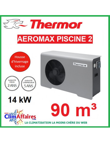Pompe à chaleur pour piscine THERMOR - AEROMAX PISCINE 2 - 14 kW