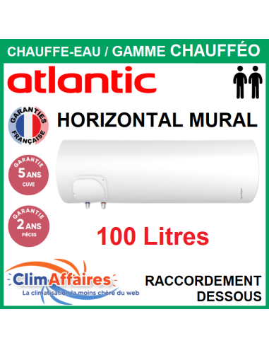 Chauffe-eau ATLANTIC CHAUFFEO 100L HM - 023172
