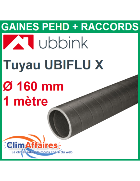 Tuyau PEHD Rigide Aerfoam Isolé - UBBINK - Ø160 mm - 1 mètre